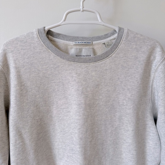 Scotch & Soda You Blauw Me Away Ombre Crewneck Sweatshirt - Picture 4 of 11